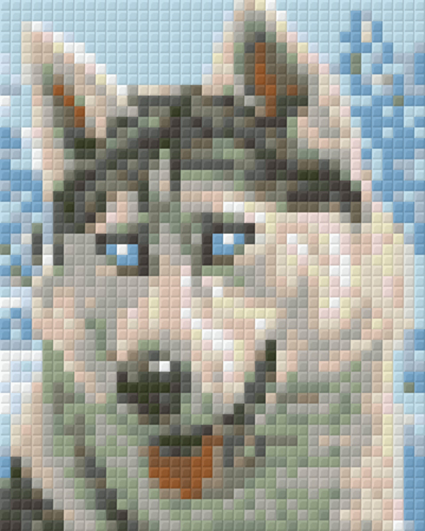 Little Husky One [1] Baseplate PixelHobby Mini-mosaic Art Kit image 0